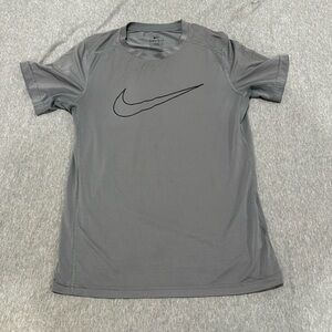 Boys Grey Nike T-Shirt